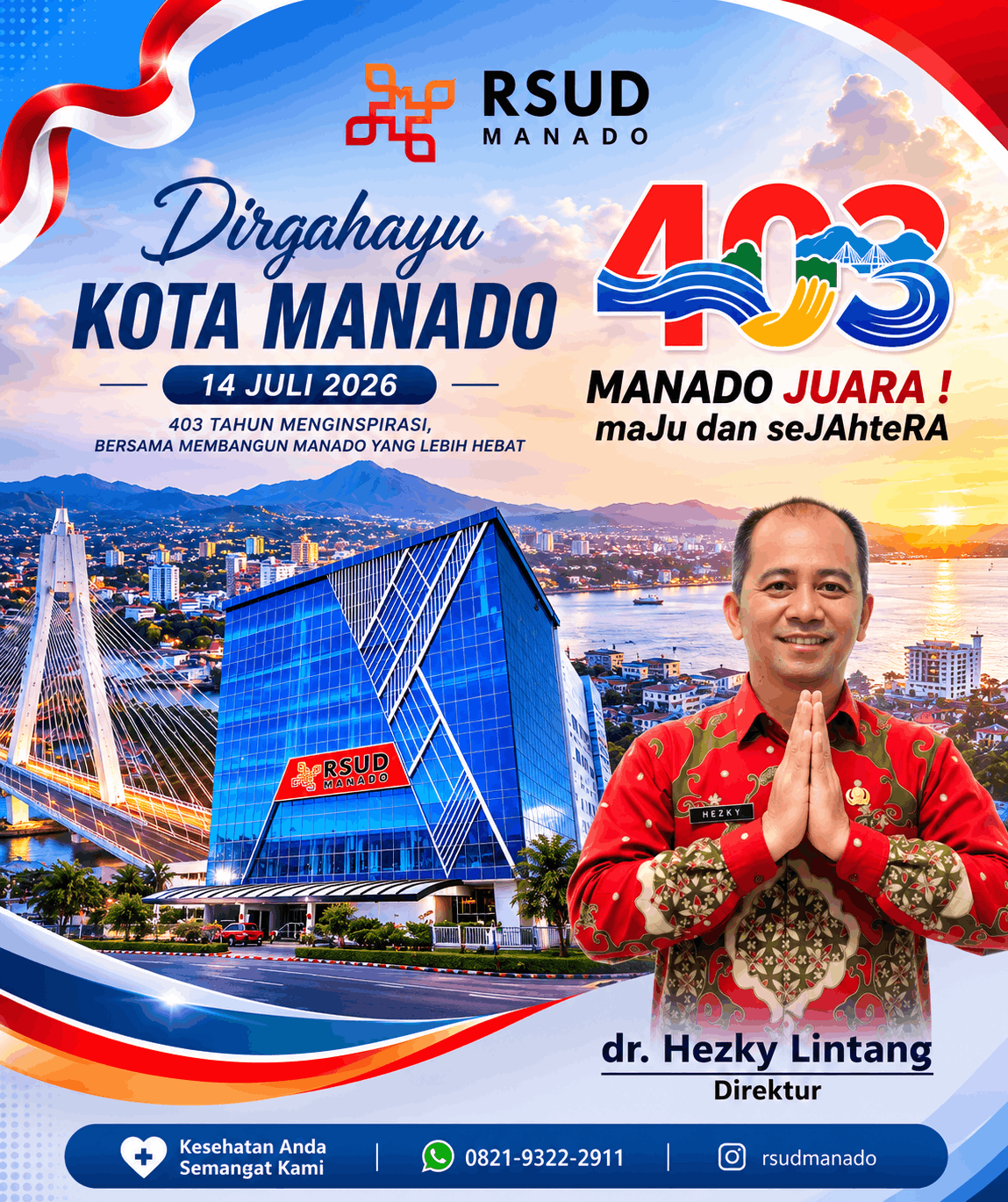 HUT Kota Manado Tahun 2026